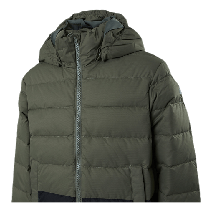Amund Down Jacket Green/Grey