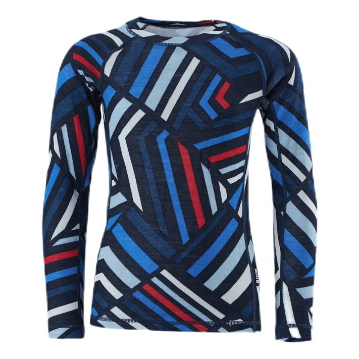 Taitoa Wool/Bamboo Blue/Red