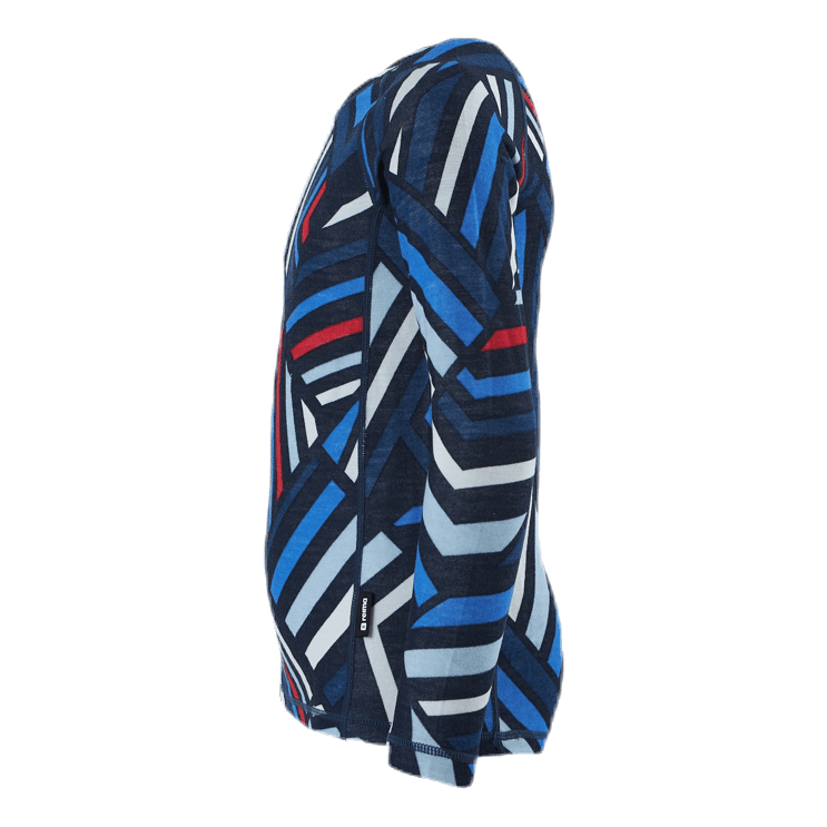 Taitoa Wool/Bamboo Blue/Red