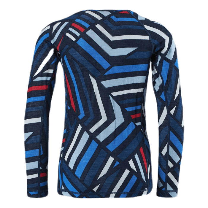 Taitoa Wool/Bamboo Blue/Red