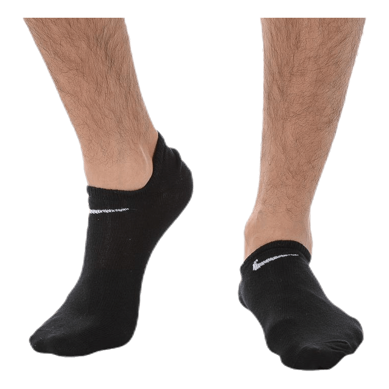 3-pack Lightweight No Show White/Black