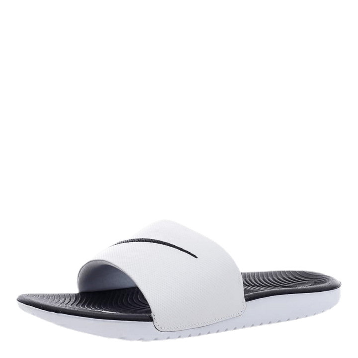 Kawa Little/Big Kids' Slides WHITE/BLACK