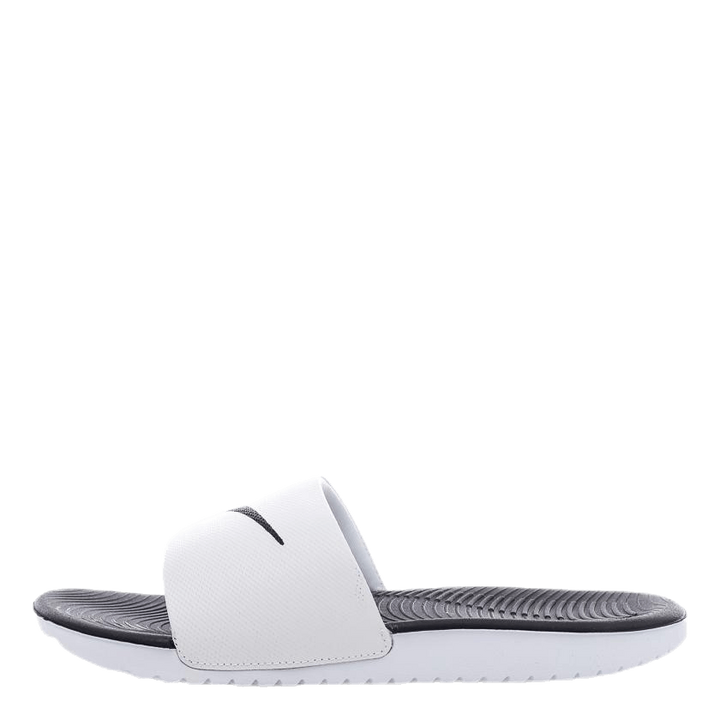 Kawa Little/Big Kids' Slides WHITE/BLACK