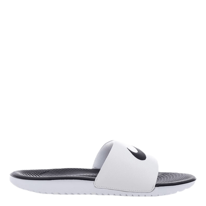 Kawa Little/Big Kids' Slides WHITE/BLACK