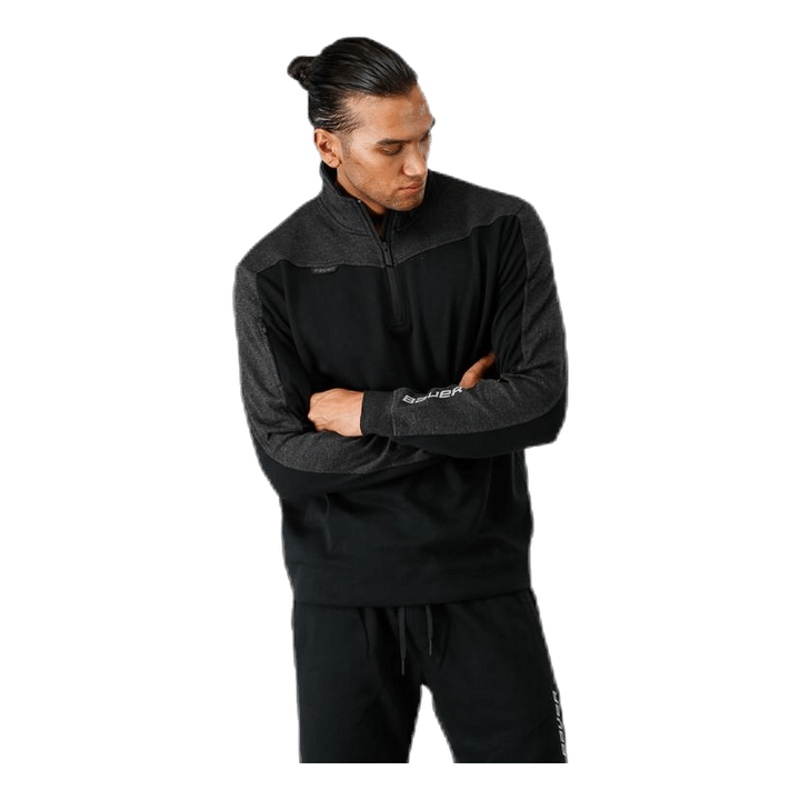 Premium Fleece 1/4 Zip Black