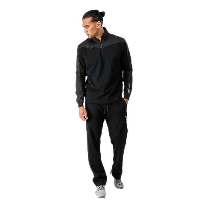 Premium Fleece 1/4 Zip Black