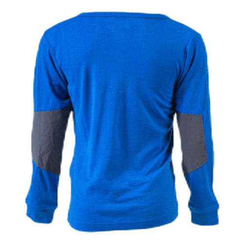 Myske Wool Kids Shirt Blue