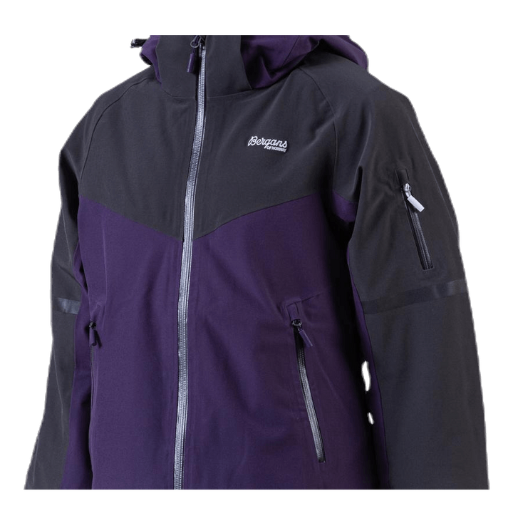 Oppdal Ins Youth G Jkt Purple/Grey