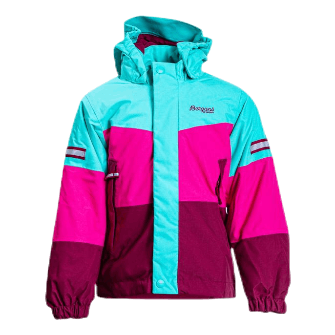 Lilletind Insulated Kids Jacket Pink/Green