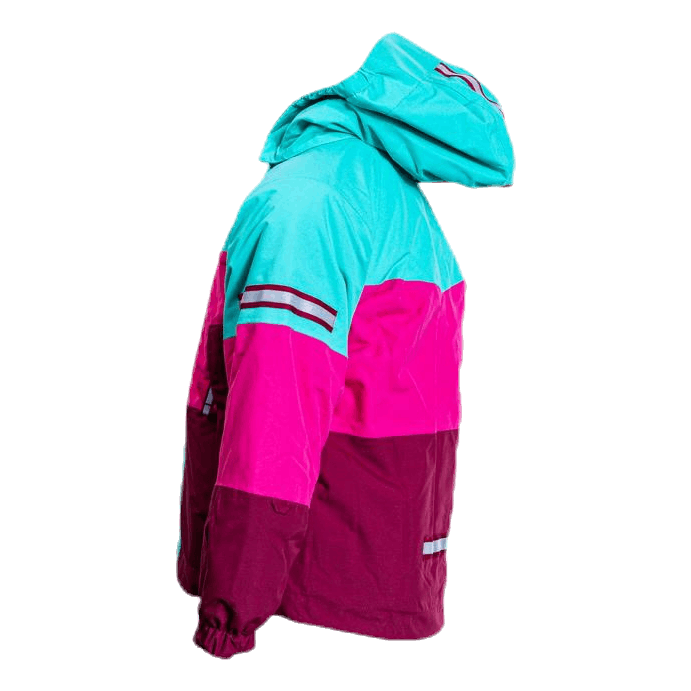 Lilletind Insulated Kids Jacket Pink/Green