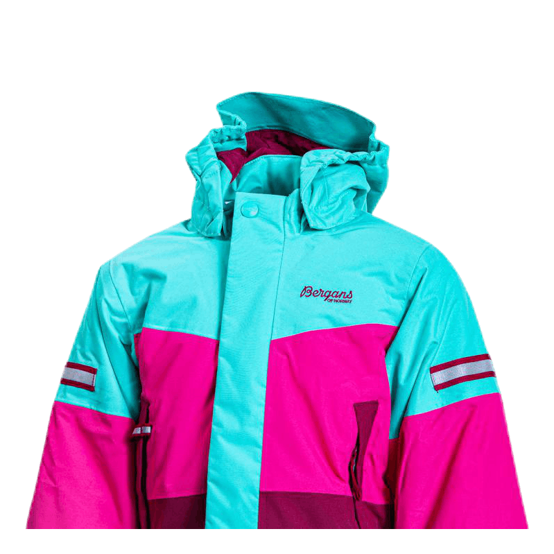 Lilletind Insulated Kids Jacket Pink/Green