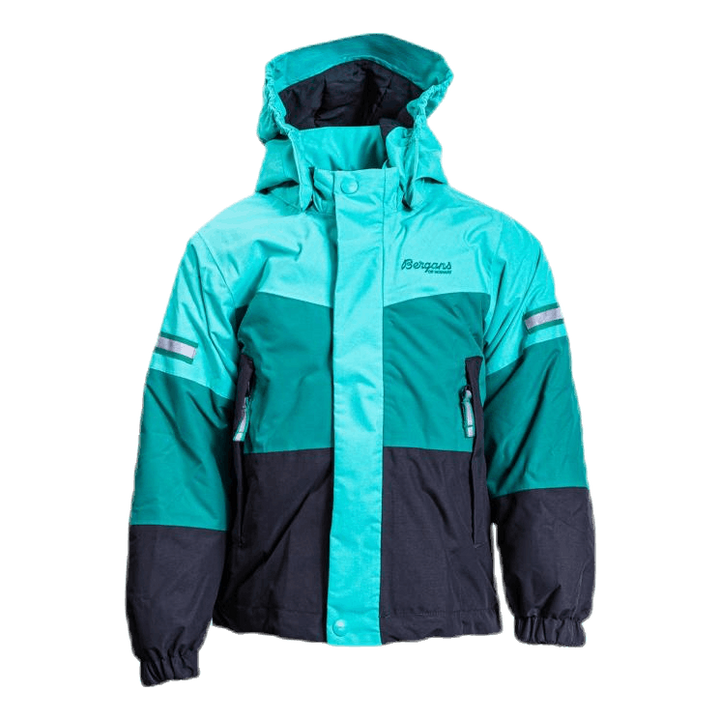 Lilletind Insulated Kids Jacket Green/Grey