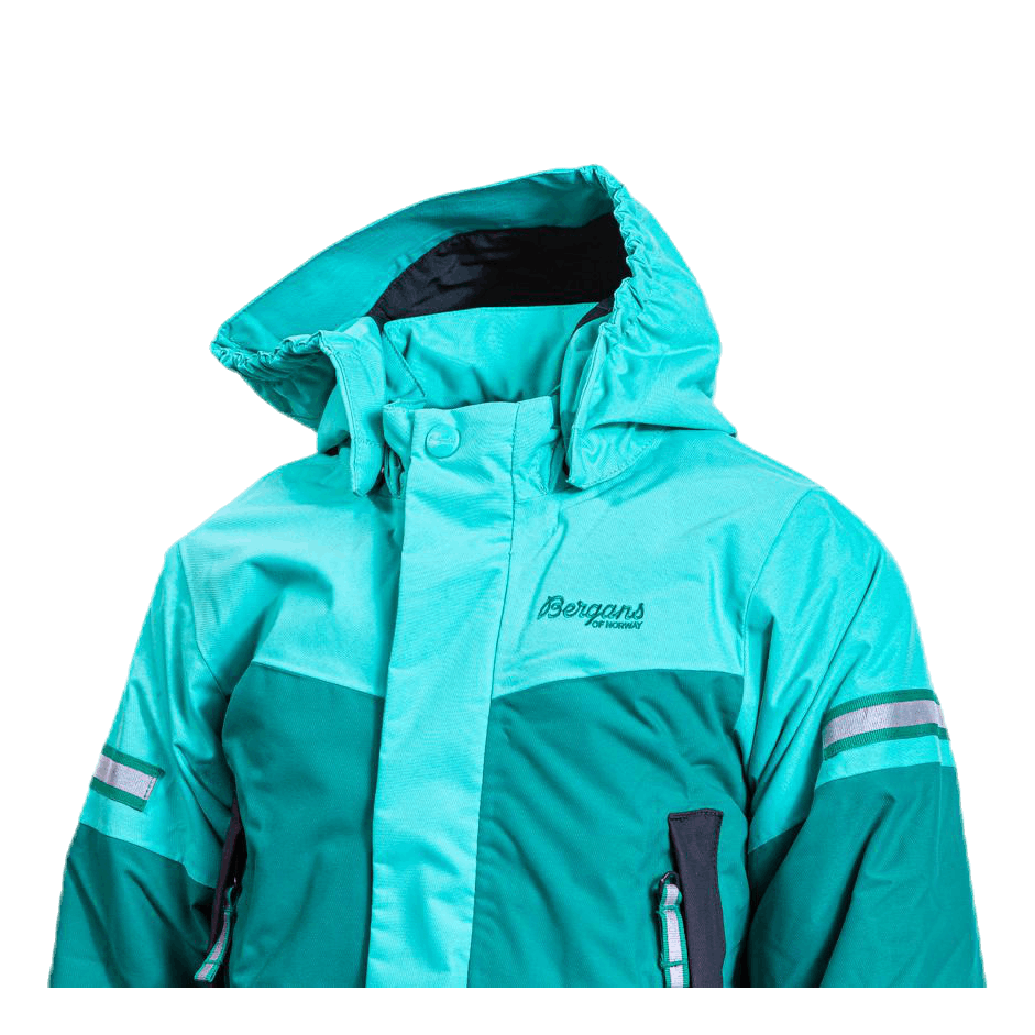 Lilletind Insulated Kids Jacket Green/Grey