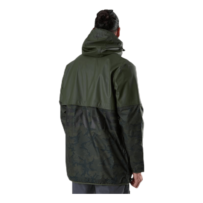 Active Hybrid Pu Jacket Green