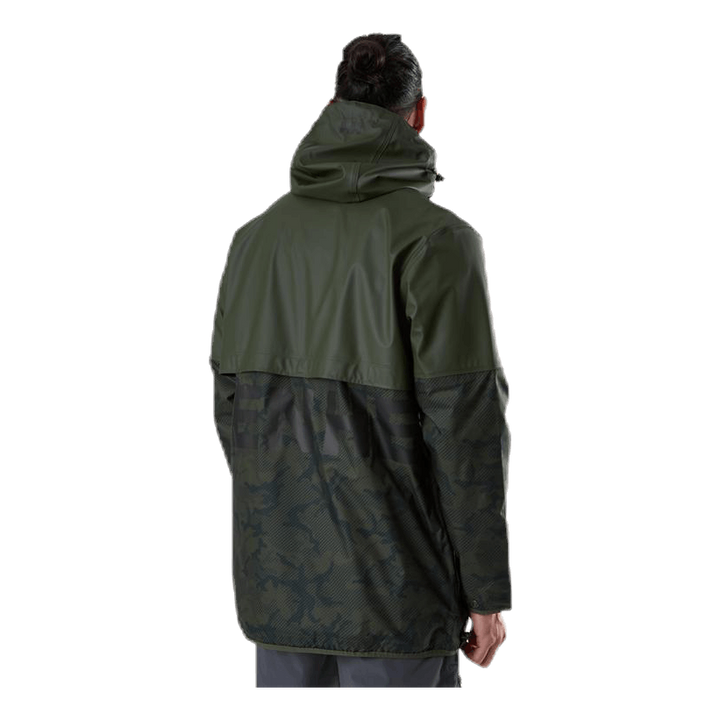 Active Hybrid Pu Jacket Green