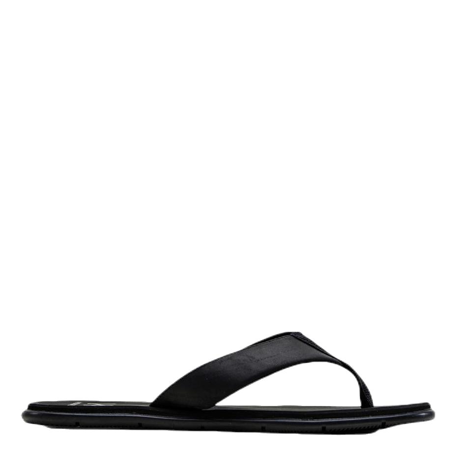 Seasand Leather Sandal Black