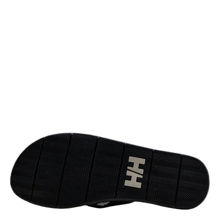 Seasand Leather Sandal Black