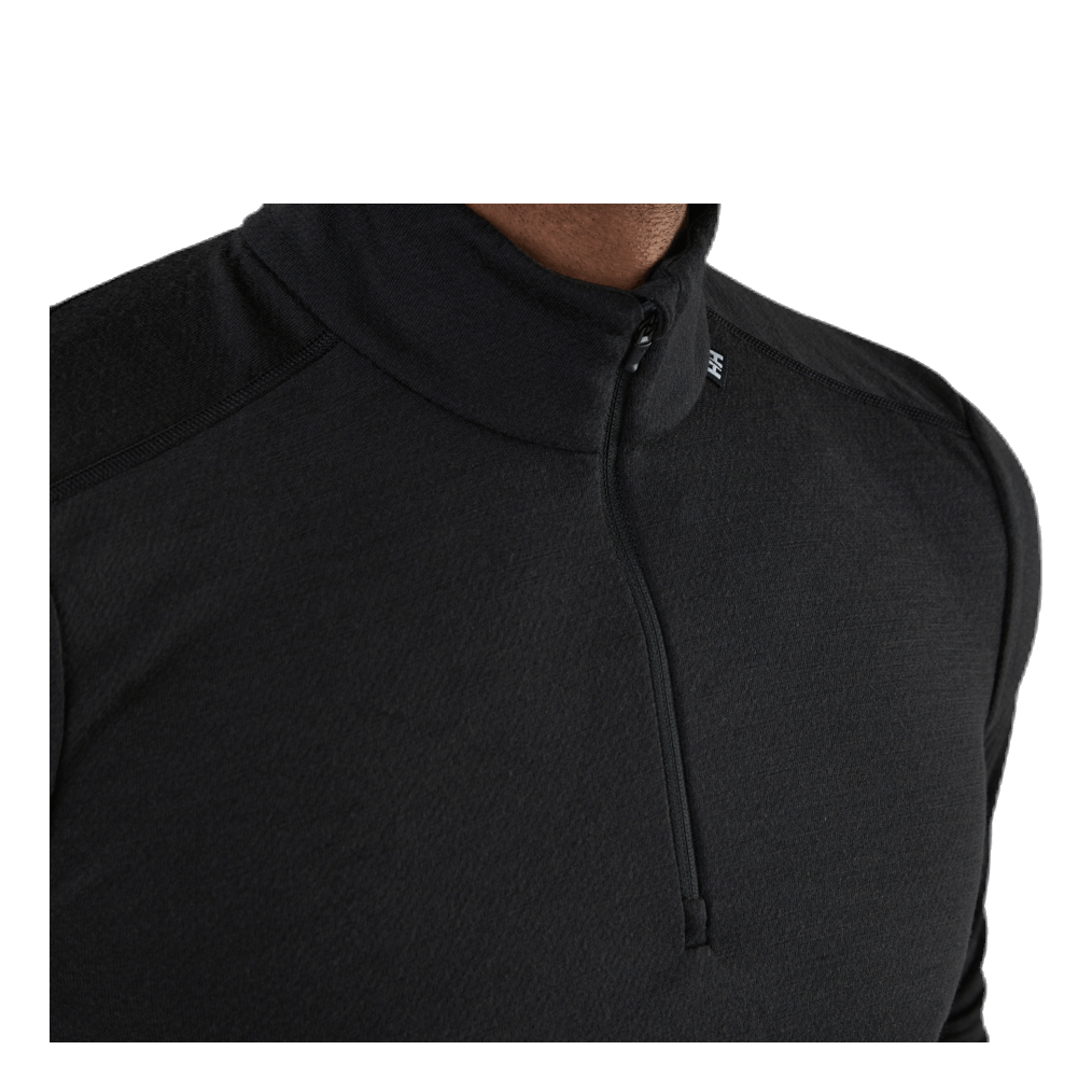 Lifa Merino Midweight 1/2 Zip Black