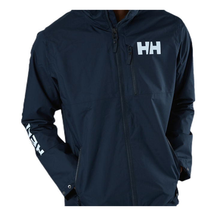Active Hooded Midlayer Jacket Blue