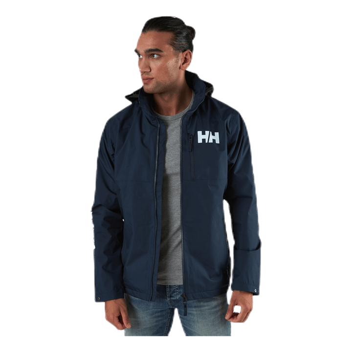 Active Hooded Midlayer Jacket Blue