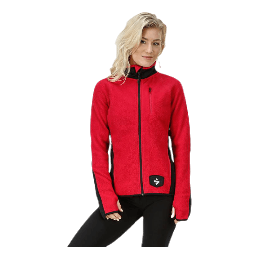 Lumberjane Fleece Jacket Red