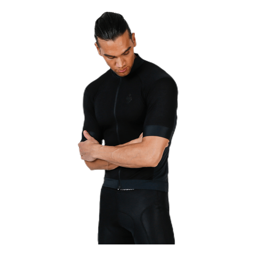 Crossfire Merino SS Jersey M Black