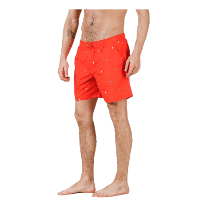 Scale Shorts Red