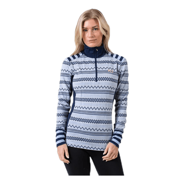 Åkle Half-Zip Shirt Blue