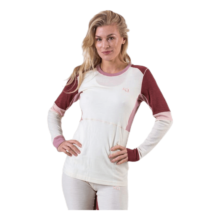 Yndling Long Sleeve Shirt White/Red