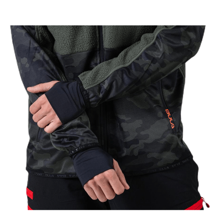 Camo Fleece Jacket Green