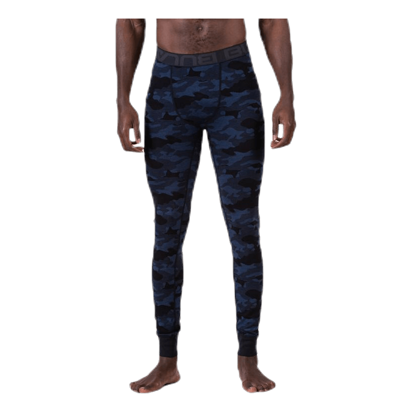 Camo Merino Wool Pant Blue