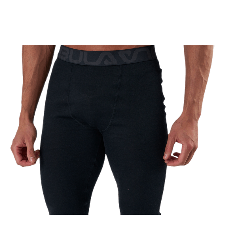 Camo Merino Wool Pants Black