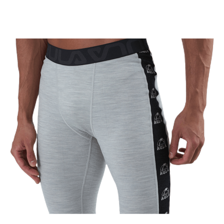 Tape Merino Wool Pants Grey