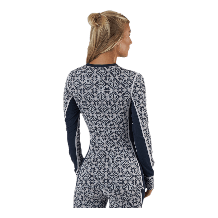 Rose Long Sleeve Shirt Blue