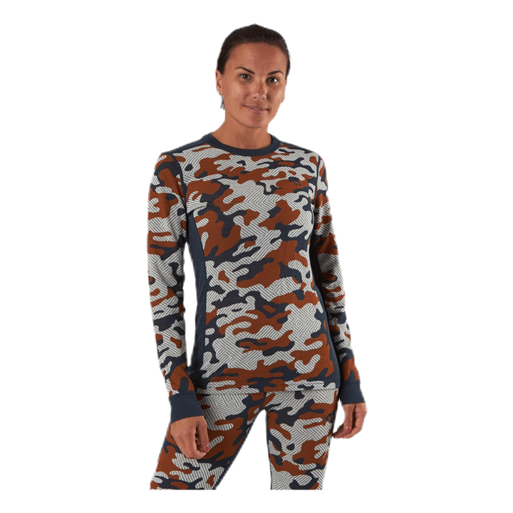 Kongle Long Sleeve Shirt Patterned/Brown