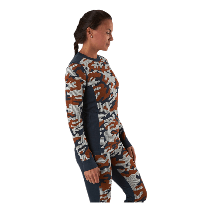 Kongle Long Sleeve Shirt Patterned/Brown