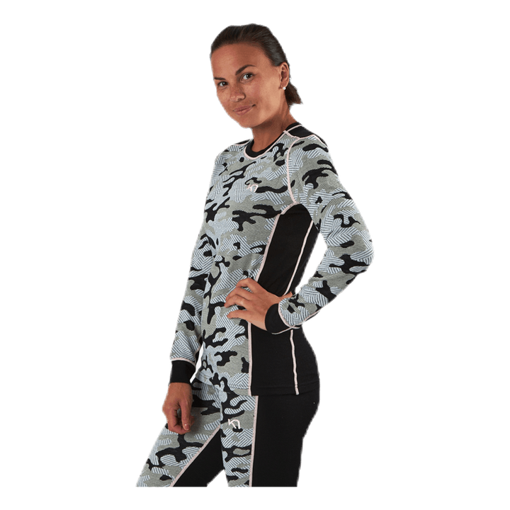 Kongle Long Sleeve Shirt Patterned/Beige