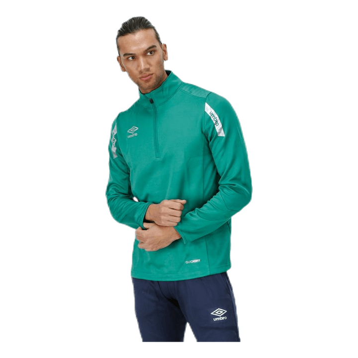 Core Sweat Half Zip Green