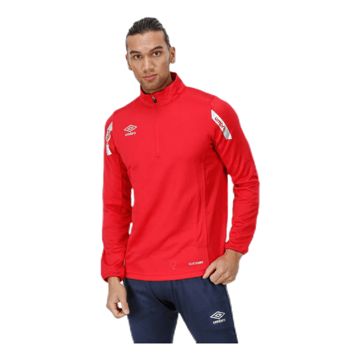 Core Sweat Half Zip Red