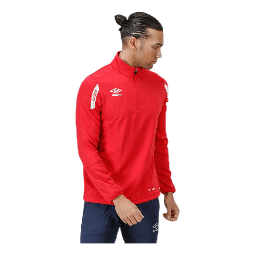 Core Sweat Half Zip Red