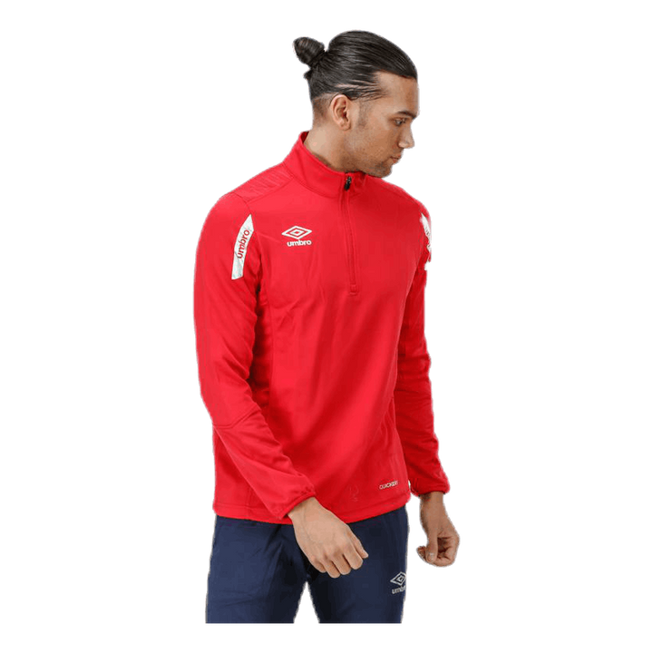 Core Sweat Half Zip Red
