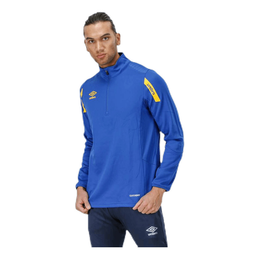 Core Sweat Half Zip Blue/Yellow