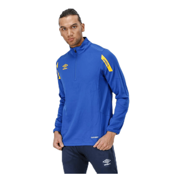 Core Sweat Half Zip Blue/Yellow