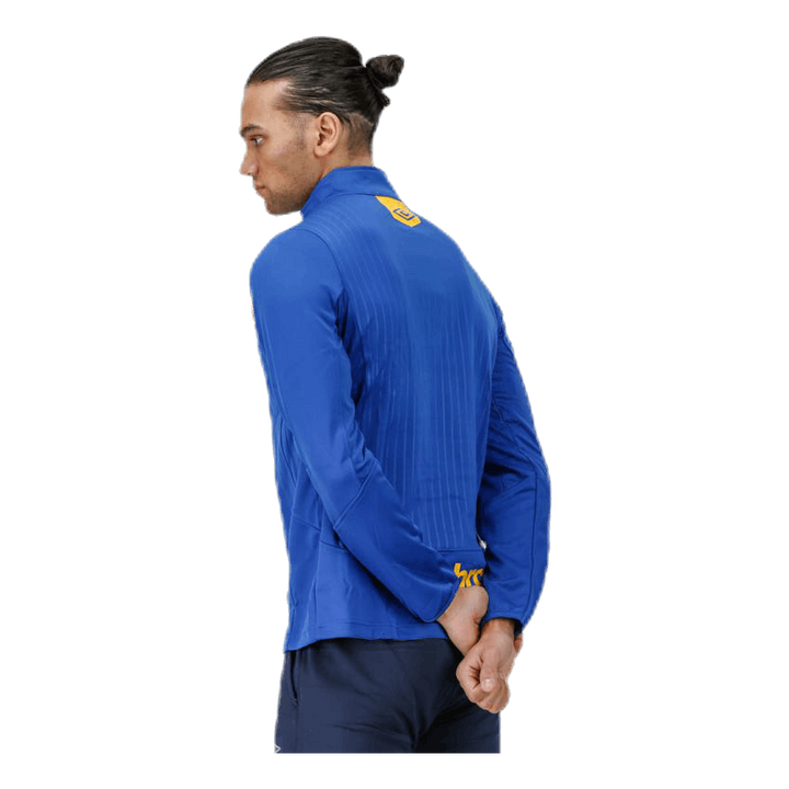 Core Sweat Half Zip Blue/Yellow