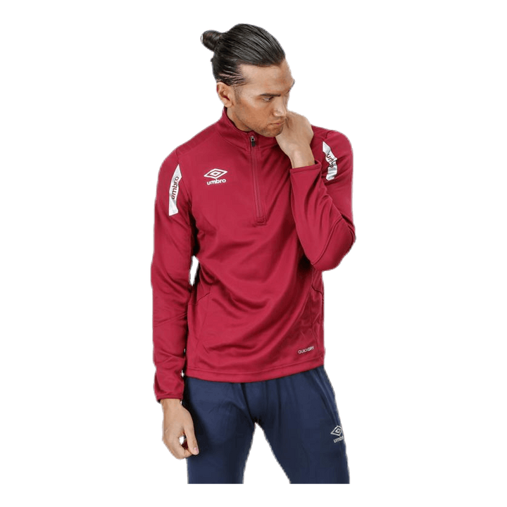 Core Sweat Half Zip Red