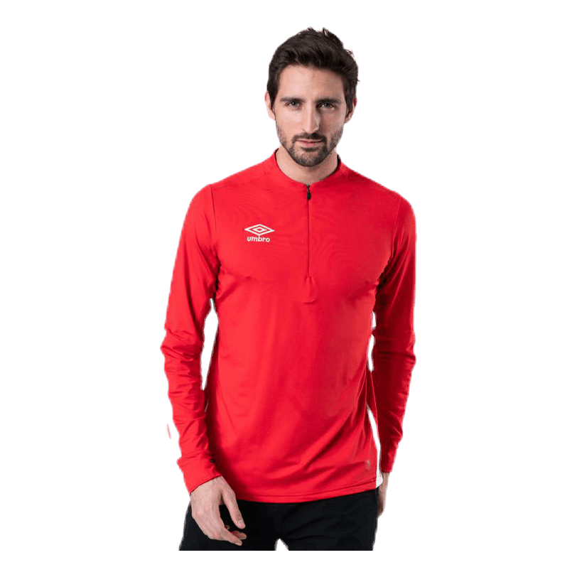 UX Elite Halfzip Top White/Red
