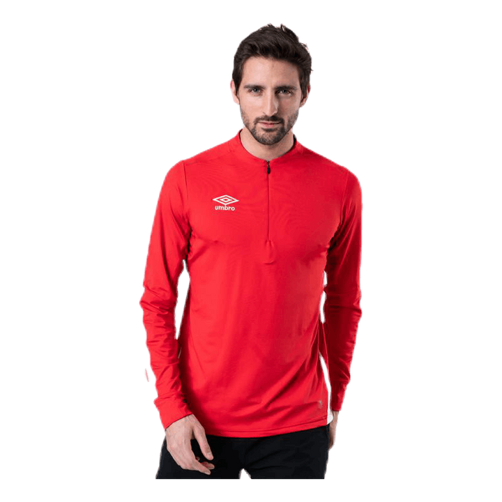 UX Elite Halfzip Top White/Red