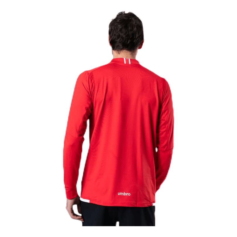 UX Elite Halfzip Top White/Red