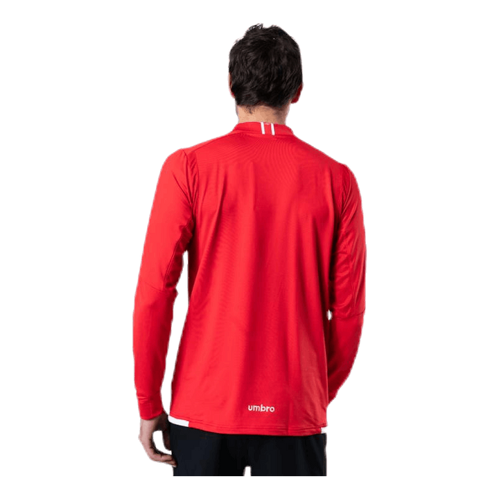 UX Elite Halfzip Top White/Red