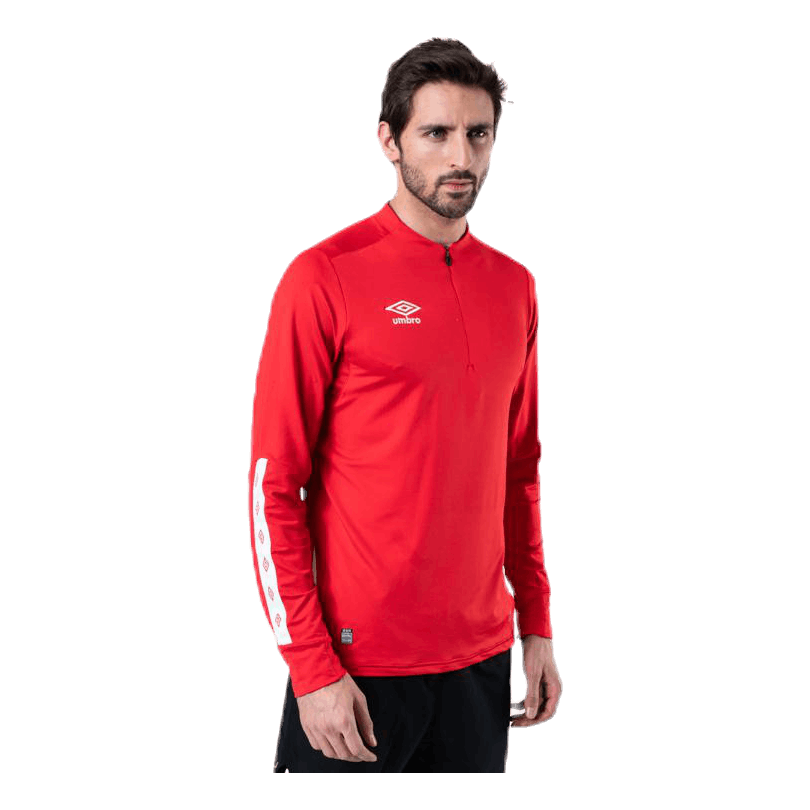 UX Elite Halfzip Top White/Red